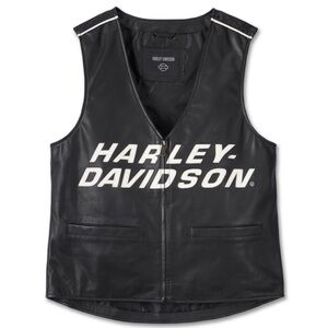 Harley-Davidson Black Leather Vest